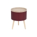 Side table DKD Home Decor 38,5 x 38,5 x 49 cm Brown Maroon MDF Wood
