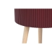 Side table DKD Home Decor 38,5 x 38,5 x 49 cm Brown Maroon MDF Wood