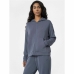 Damen Sweater mit Kapuze 4F BLD041 Blau Yoga