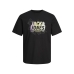 Men’s Short Sleeve T-Shirt Jack & Jones JCOMAP SUMMER 12257908 Black