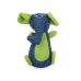 Suņu rotaļlieta Zils Zaļš Zilonis 28 x 14 x 17 cm Pūkaina Rotaļlieta ar skaņu