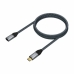 Kabel USB-C Aisens A107-0635 Siva 1 m