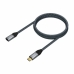 USB-C-kábel Aisens A107-0635 Szürke 1 m (1 egység)
