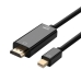 Adapter Mini DisplayPort na HDMI Aisens A125-0361 Czarny 2 m