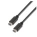 Câble USB-C Aisens A107-0055 Noir 50 cm