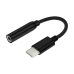 Adaptateur USB-C vers Jack 3.5 mm Aisens A109-0348 Noir 15 cm (1 Unité)