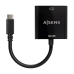 USB-C-zu-HDMI-Adapter Aisens A109-0684 Schwarz 15 cm