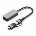 USB kábel Aisens A109-0710 Sivá