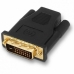 Adaptador DVI a HDMI Aisens A118-0091 Negro