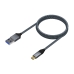 Cabo USB A para USB-C Aisens A107-0630 50 cm Cinzento