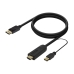 Mini DisplayPort - HDMI-kaapeli Aisens A122-0641 Musta 1,8 m
