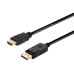 Kabel DisplayPort v HDMI Aisens A125-0364 Črna 2 m