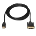 HDMI–DVI Adapter Aisens A117-0090 Fekete 1,8 m