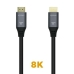 Kabel HDMI Aisens A150-0427 Svart Svart/Grå 1,5 m