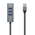 Hub USB Aisens A106-0507 Gris Aluminium (1 Unité)