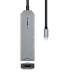 Hub USB Aisens ASUC-4P002-GR Cinzento 100 W