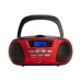 CD Ραδιόφωνο Bluetooth MP3 Aiwa BBTU-300RD Μαύρο Κόκκινο
