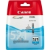Originele inkt cartridge Canon CLI-521 Cyaan Ja