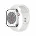 Smartwatch Apple Watch Series 8 Hvid Sølvfarvet Ø 45 mm