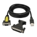 Adaptér USB na RS232 NANOCABLE 10.03.0002 1,8 m Černý 1,8 m