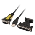 Adapter USB v RS232 NANOCABLE 10.03.0002 1,8 m Črna 1,8 m