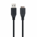 USB-C kábel NANOCABLE 10.01.1101-BK Čierna 1 m