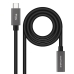 USB-C Kabelis NANOCABLE 10.01.4402 Melns 2 m (1 gb.)