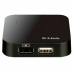 Hub USB D-Link DUB-H4 Nero