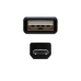 USB Kábel - micro USB NANOCABLE 10.01.0503 3 m Fekete