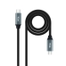 USB-C-kabel NANOCABLE 10.01.4300 50 cm Zwart