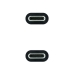 USB-C-kábel NANOCABLE 10.01.4100 Fekete 50 cm (1 egység)