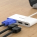 USB-разветвитель D-Link DUB-V310 Белый