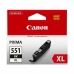 Compatibele inktcartridge Canon CLI-551XL BK Zwart