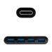 USB-C til USB-adapter NANOCABLE 10.16.4401-BK (10 cm) 10 cm
