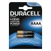 Alkaliska Batterier DURACELL 2 AAAA