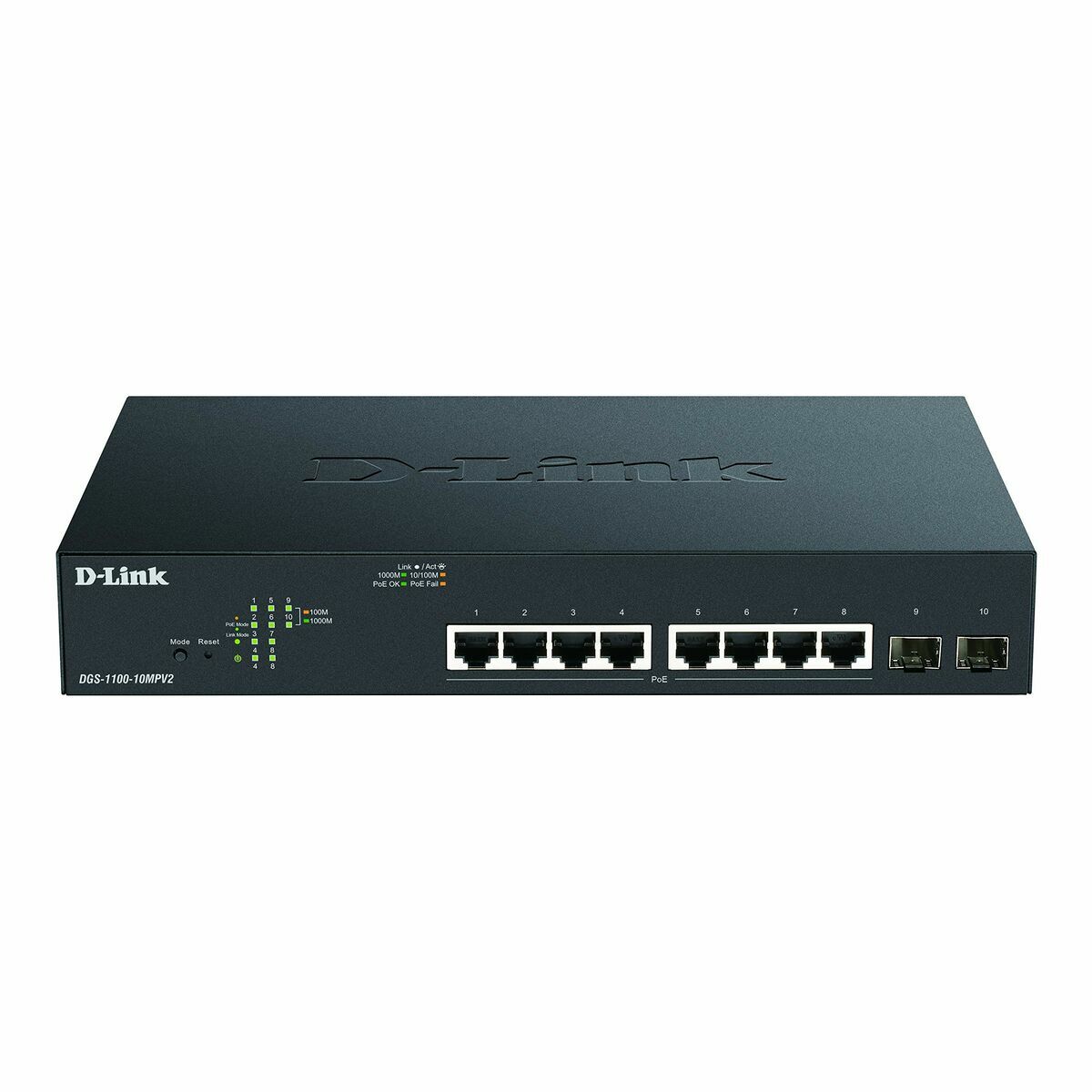 Switch D-Link DGS-1100-10MPV2/E Negru