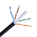 Sieťový kábel UTP kategórie 6 NANOCABLE 10.20.0502-EXT-BK 100 m Čierna 100 m