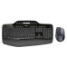Tastatur mit Drahtloser Maus Logitech 920-002437 Schwarz Qwerty Spanisch QWERTY