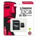 Pamäťová karta Micro SD s adaptérom Kingston SDCS2/128GB Čierna 128 GB