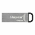 USB-pulk Kingston DTKN/64GB Must Hõbedane 64 GB