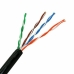 Omrežni UTP kabel kategorije 5e NANOCABLE 10.20.0302-EXT-BK 100 m Črna 100 m