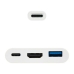 Adaptateur USB-C vers HDMI NANOCABLE 10.16.4302 Full HD (15 cm) Blanc (1 Unité)
