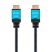 Câble HDMI NANOCABLE 10.15.3701 V2.0 Noir/Bleu 1 m 4K Ultra HD