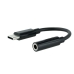 Adapter USB-C v Jack 3.5 mm NANOCABLE 10.24.1205 11 cm Črna