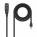 Predlžovací Kábel USB TooQ 10.01.0311 Čierna 5 m