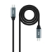 USB-C-kábel NANOCABLE 10.01.4302 Fekete 2 m (1 egység)