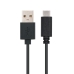 Cable USB A a USB-C NANOCABLE USB 2.0, 1m Negro 1 m