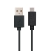 Kabel USB A v USB-C NANOCABLE USB 2.0, 1m Črna 1 m