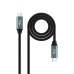 USB-C-Kaapeli NANOCABLE 10.01.4301 Musta 1 m (1 osaa)