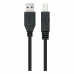 USB kábel NANOCABLE 10.01.0802-BK Čierna
